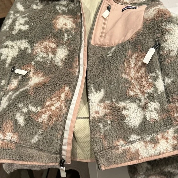 NWOT Patagonia Women’s Performance Jacket - Brown and Cream Large - Picture 11 of 13